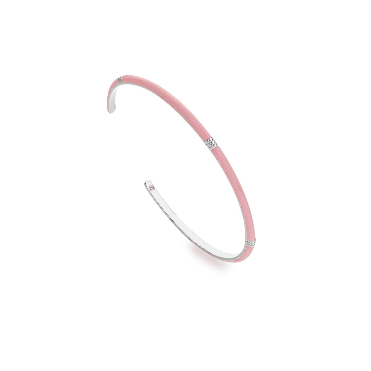 HD X TG Enamel Bangle - Pink - Samuel Perry