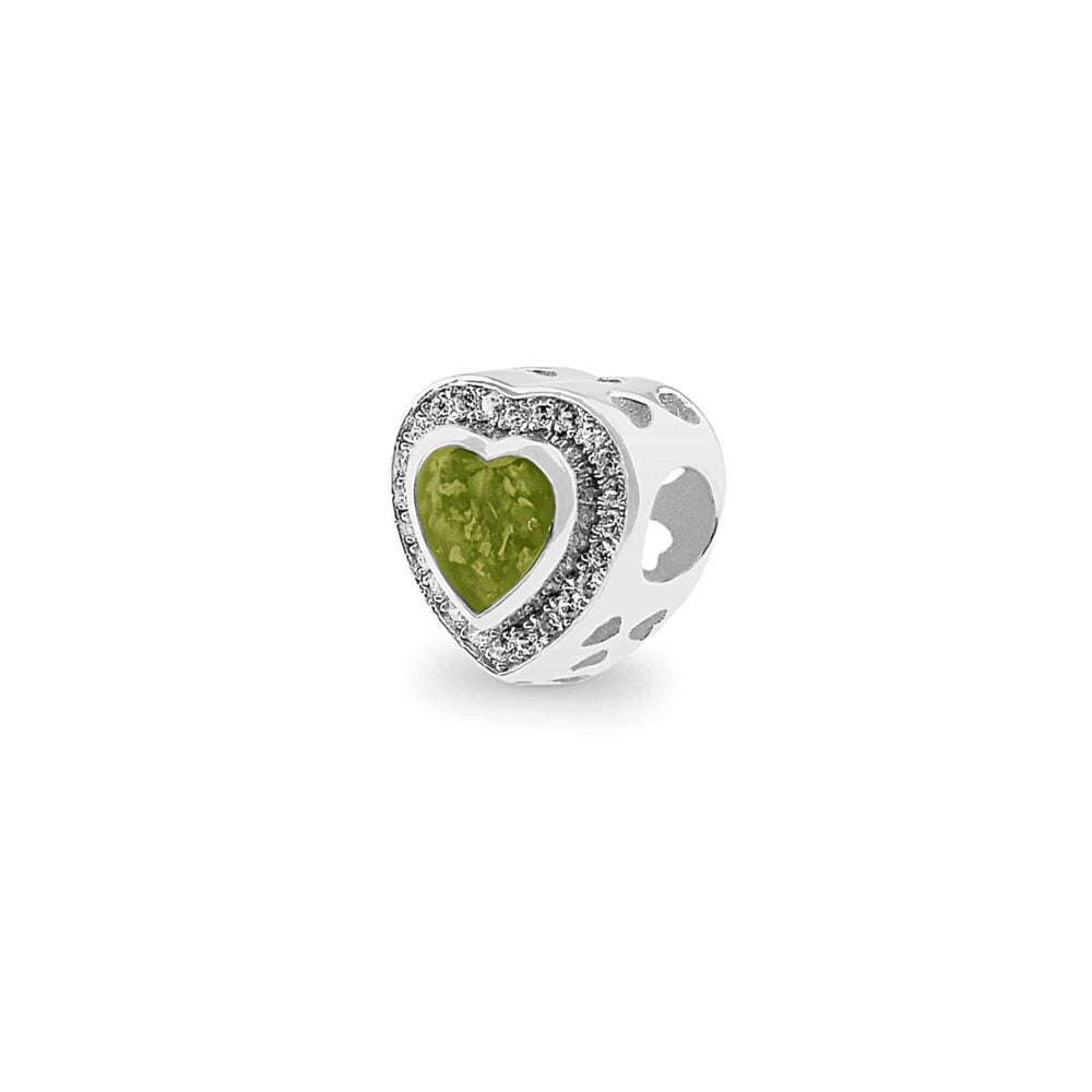 Heart Crystal Memorial Charm - Samuel Perry