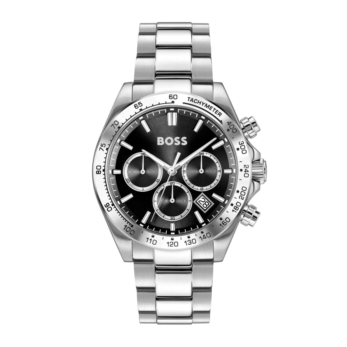 Hero Chronograph Quartz 44mm Mens Watch Black - Samuel Perry