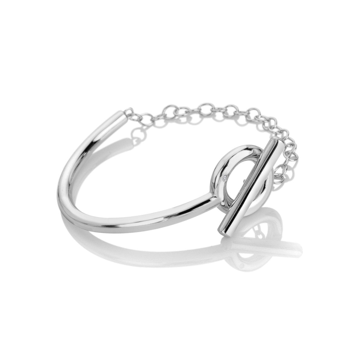 Linked Half Bangle - Samuel Perry