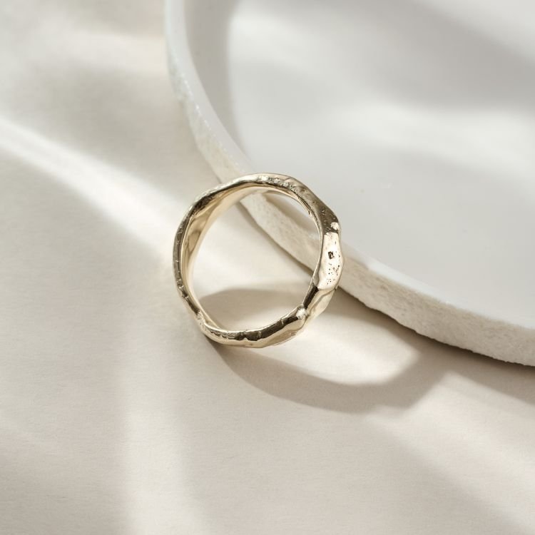 Luna 9ct Yellow Gold Ring - Samuel Perry