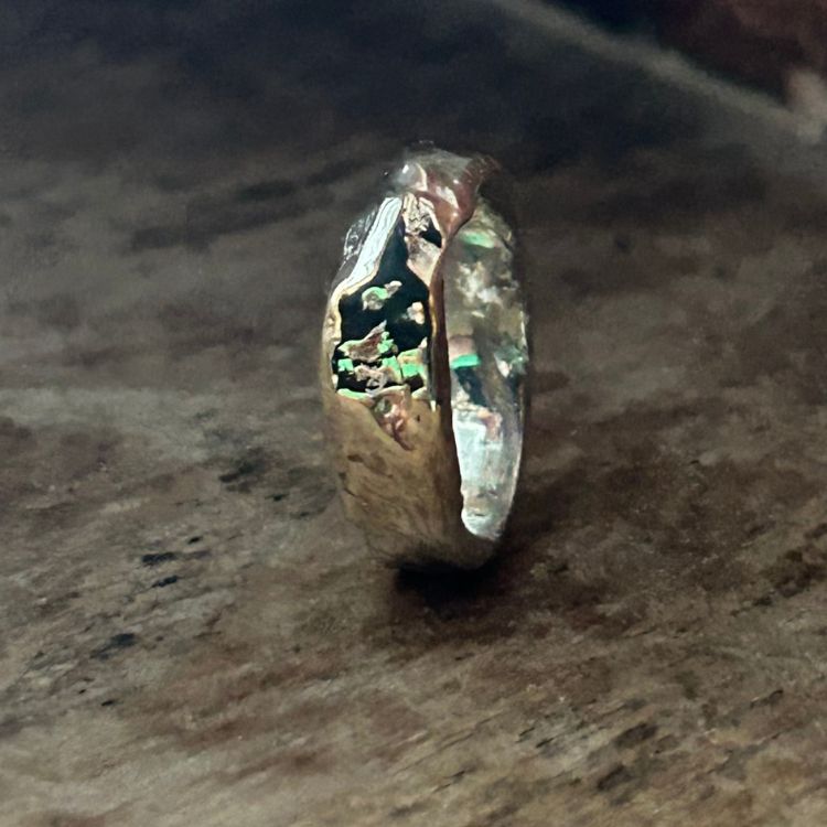 Luna Fusion 9ct Gold and Silver Ring - Samuel Perry