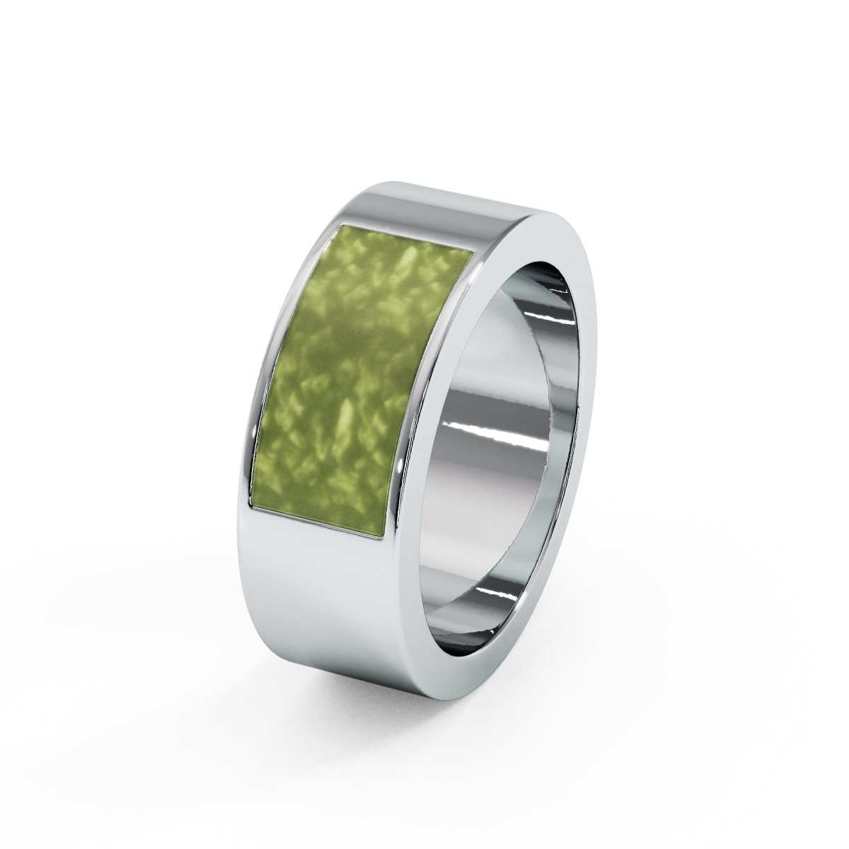 Mens 6mm Traditional Memorial Ashes Ring - Samuel Perry