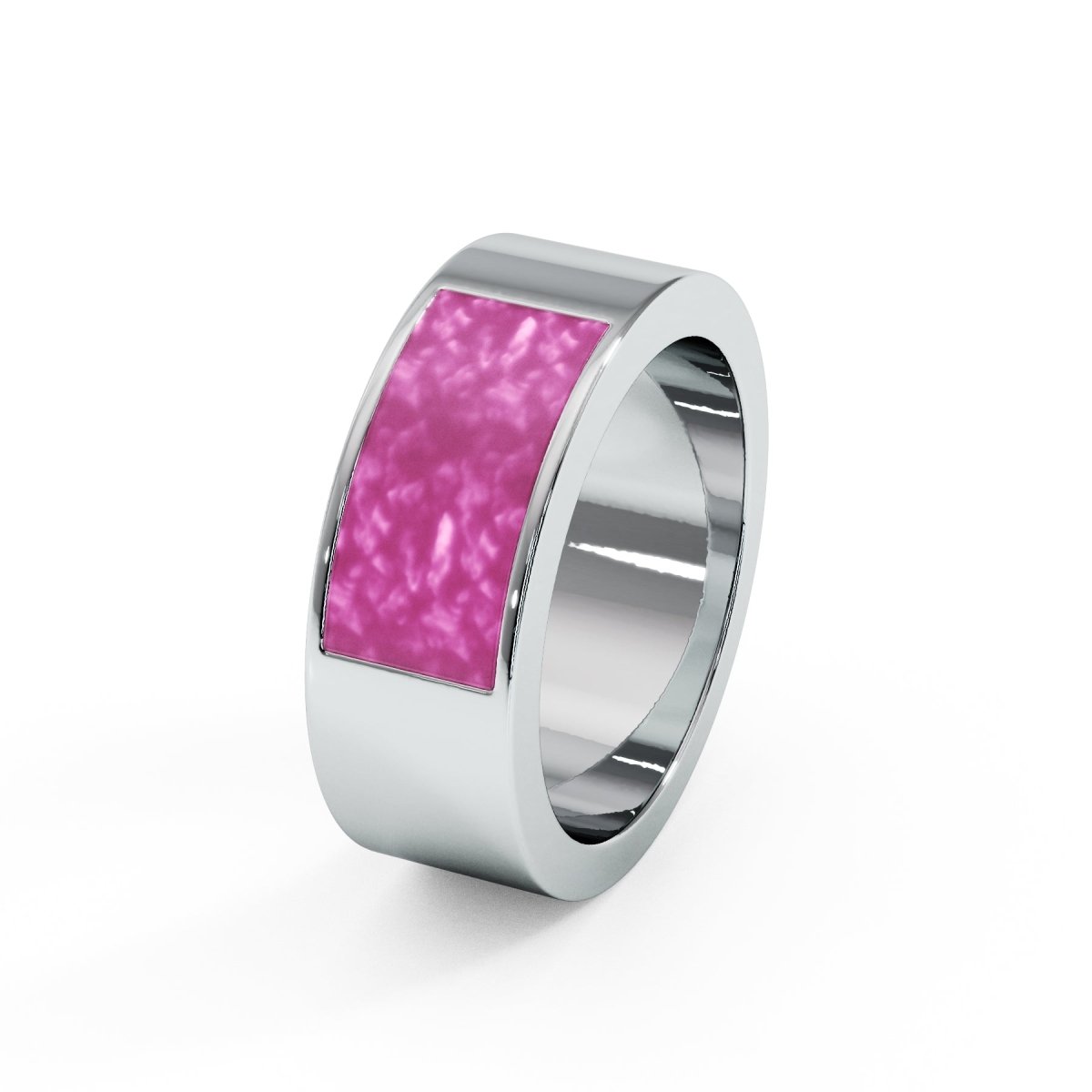 Mens 6mm Traditional Memorial Ashes Ring - Samuel Perry