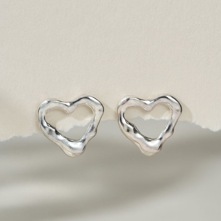 Molten Heart Earrings - Samuel Perry