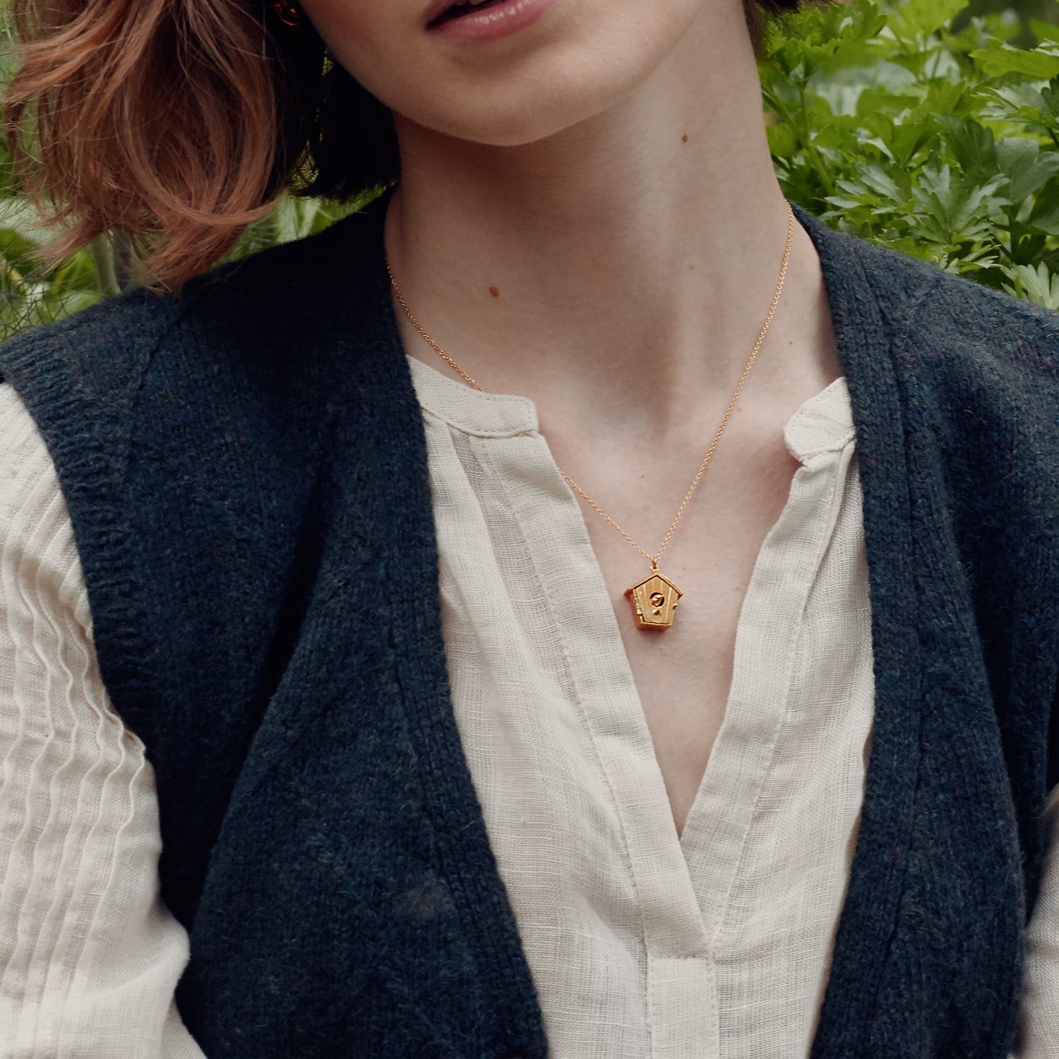 Nesting Birdhouse Necklace - Samuel Perry