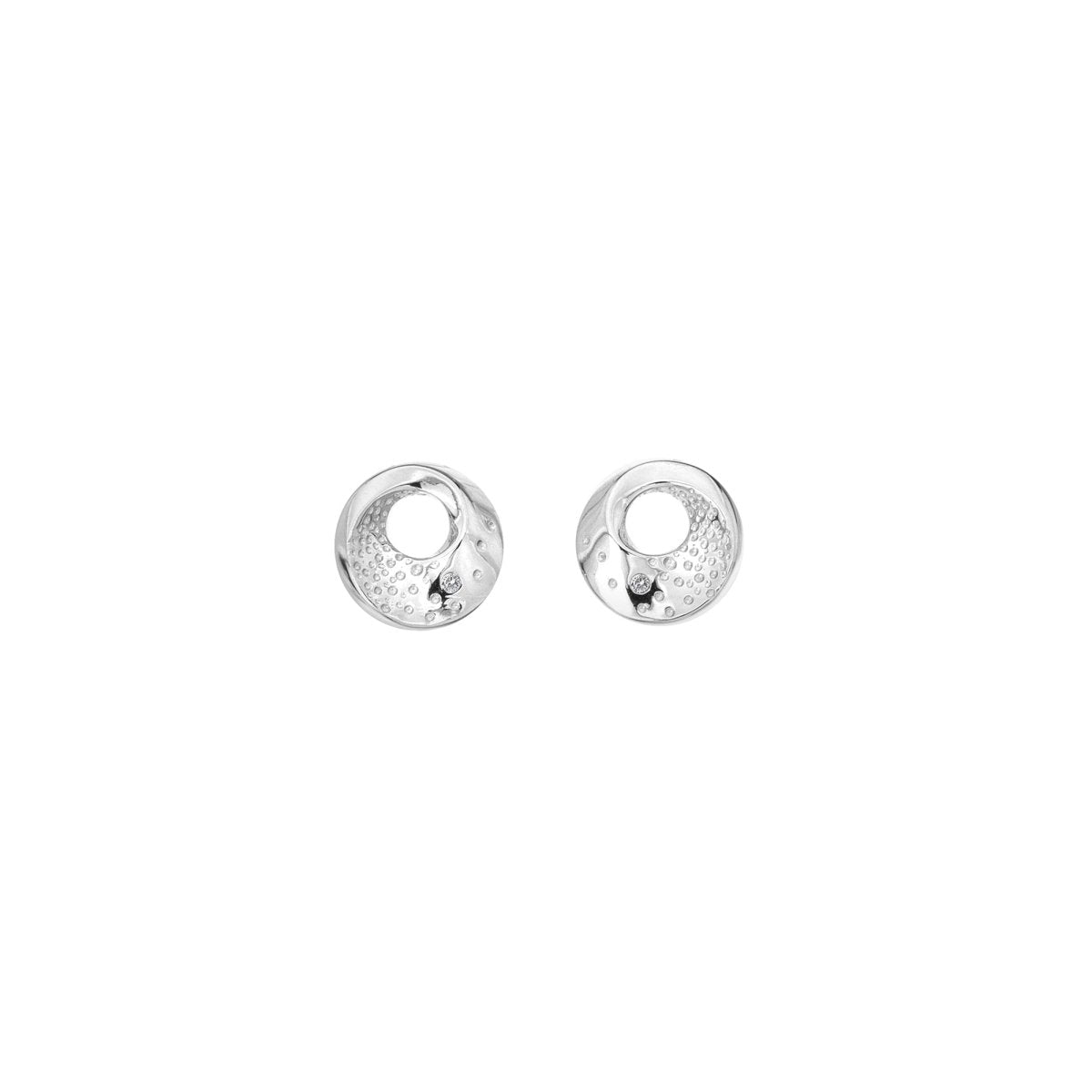 Quest Circle Stud Earrings - Samuel Perry