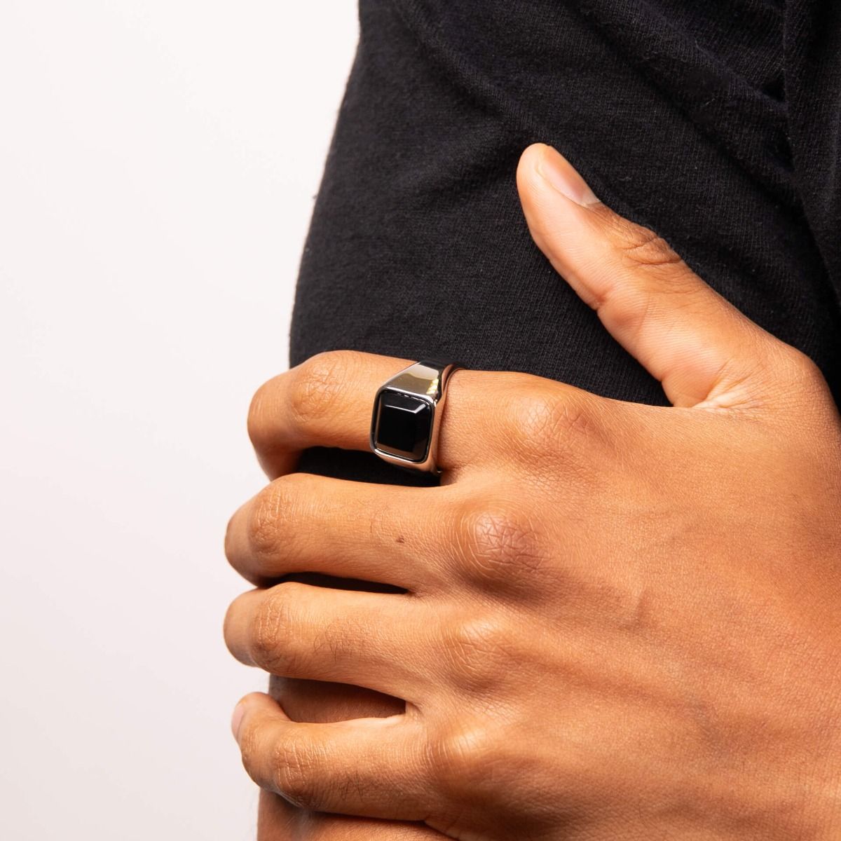 Signet Ring with Onyx - Samuel Perry