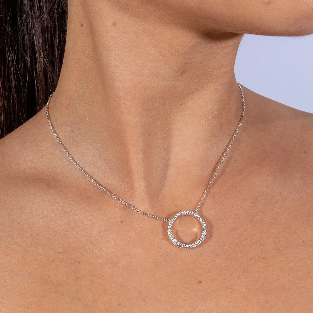 Single Hula Pendant in Sterling Silver - Samuel Perry