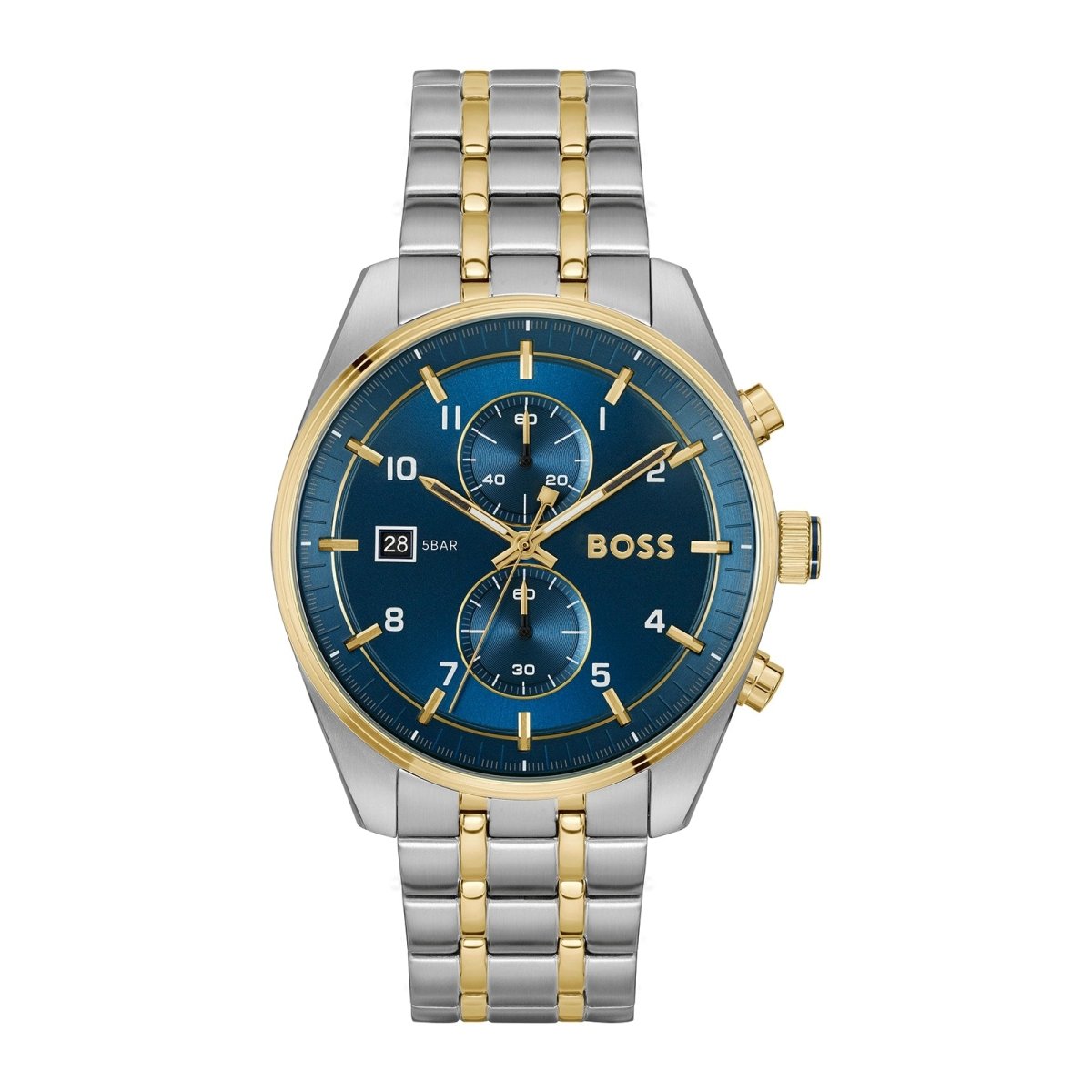 Skytraveller Chronograph 44mm Mens Watch Blue - Samuel Perry