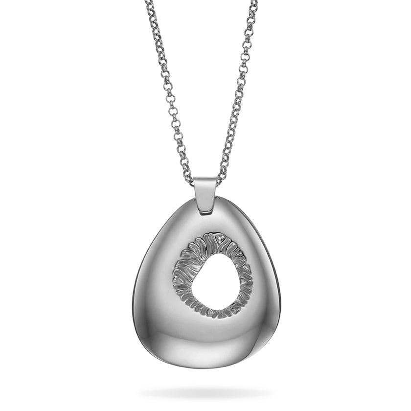 Statement Hepworth Necklace in NHS AgAIN Silver - Samuel Perry