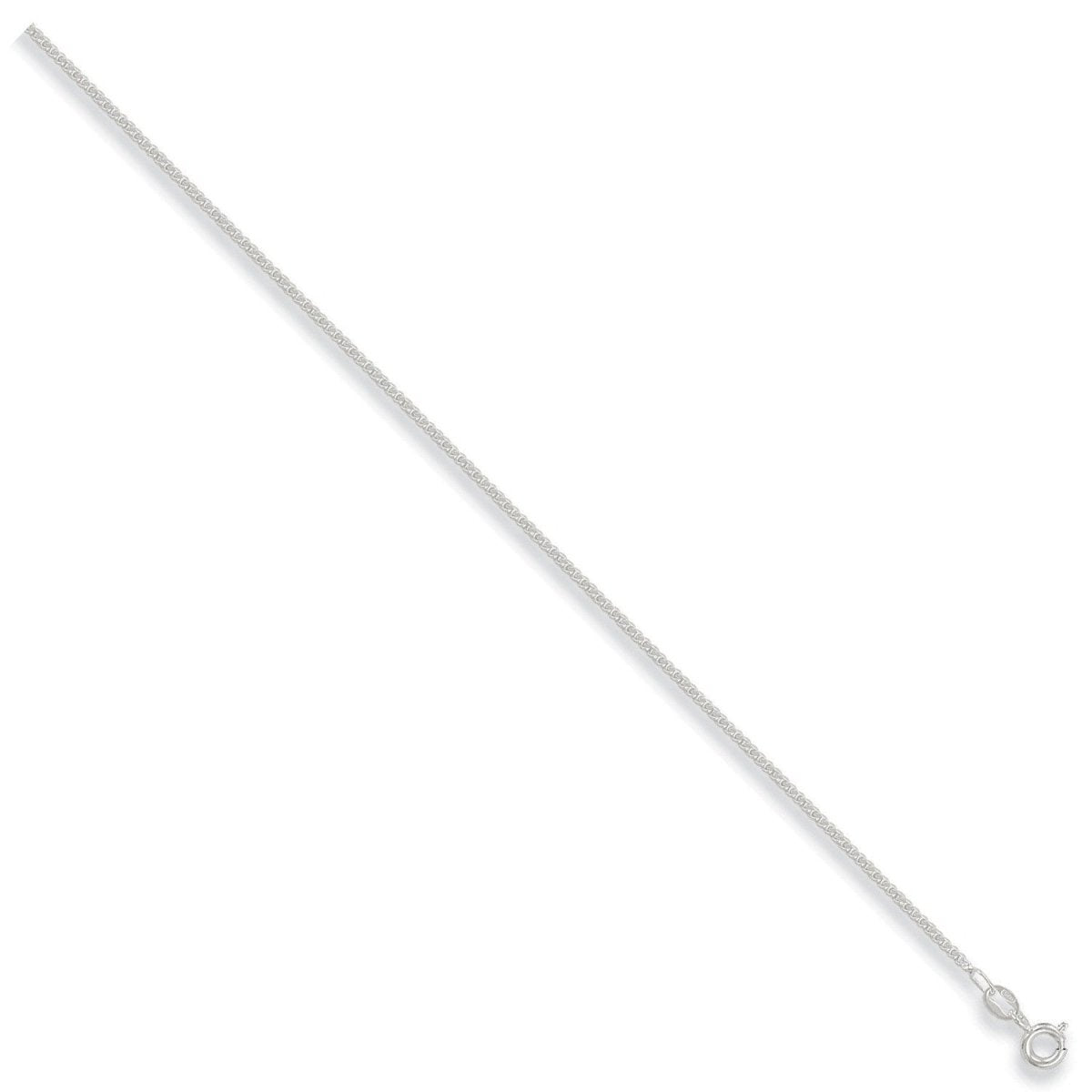Sterling Silver 1.7mm Luxury Classic Curb Chain - Samuel Perry
