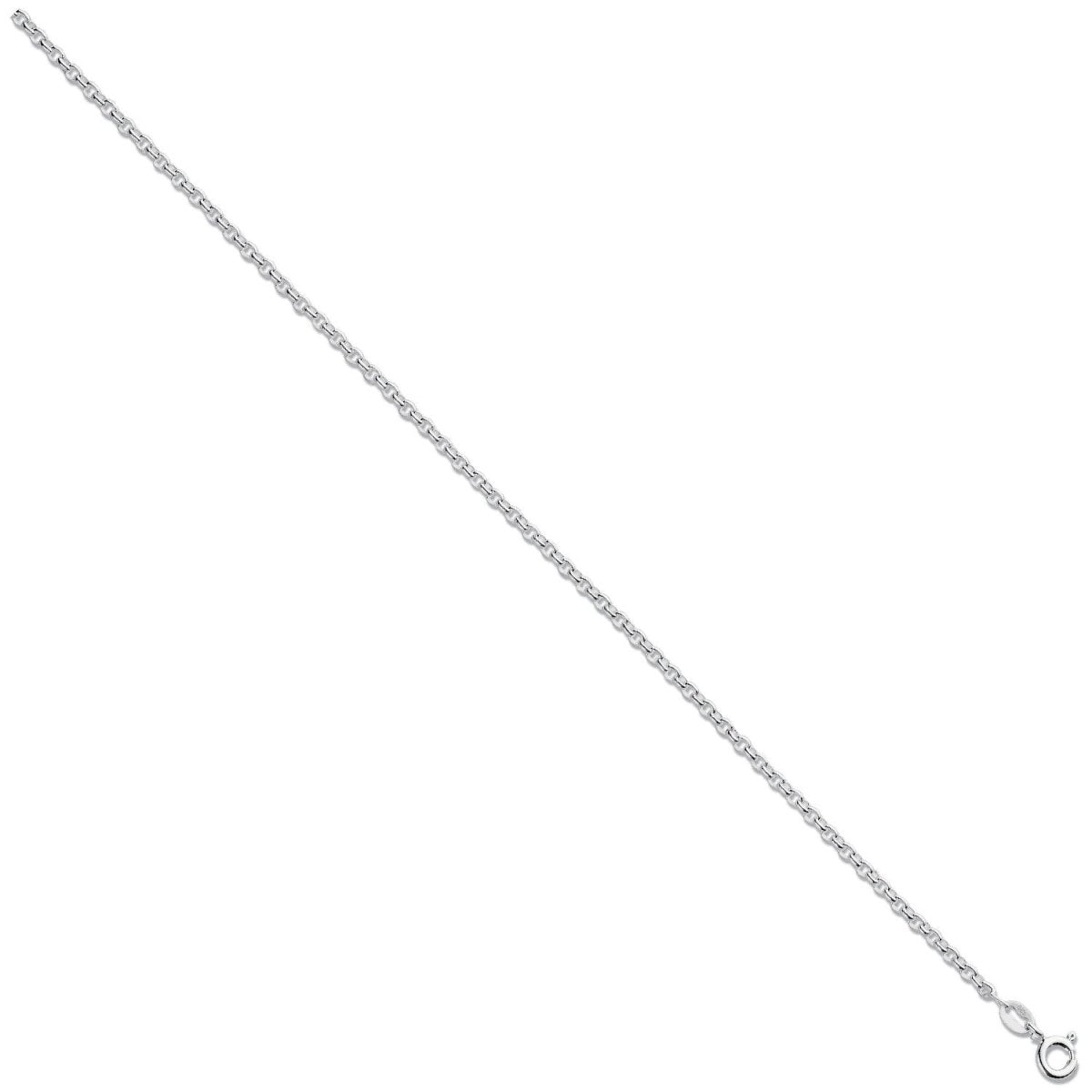 Sterling Silver 2.4mm Luxury Round Belcher Chain - Samuel Perry