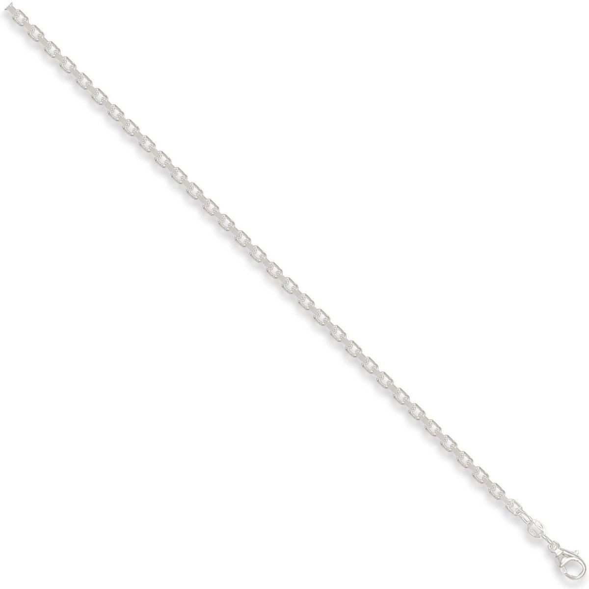 Sterling Silver 3.2mm Luxury Diamond Cut Belcher Chain - Samuel Perry