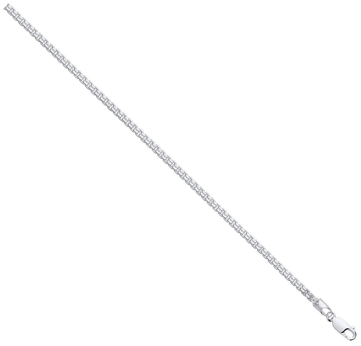 Sterling Silver 3mm Cage Chain - Samuel Perry