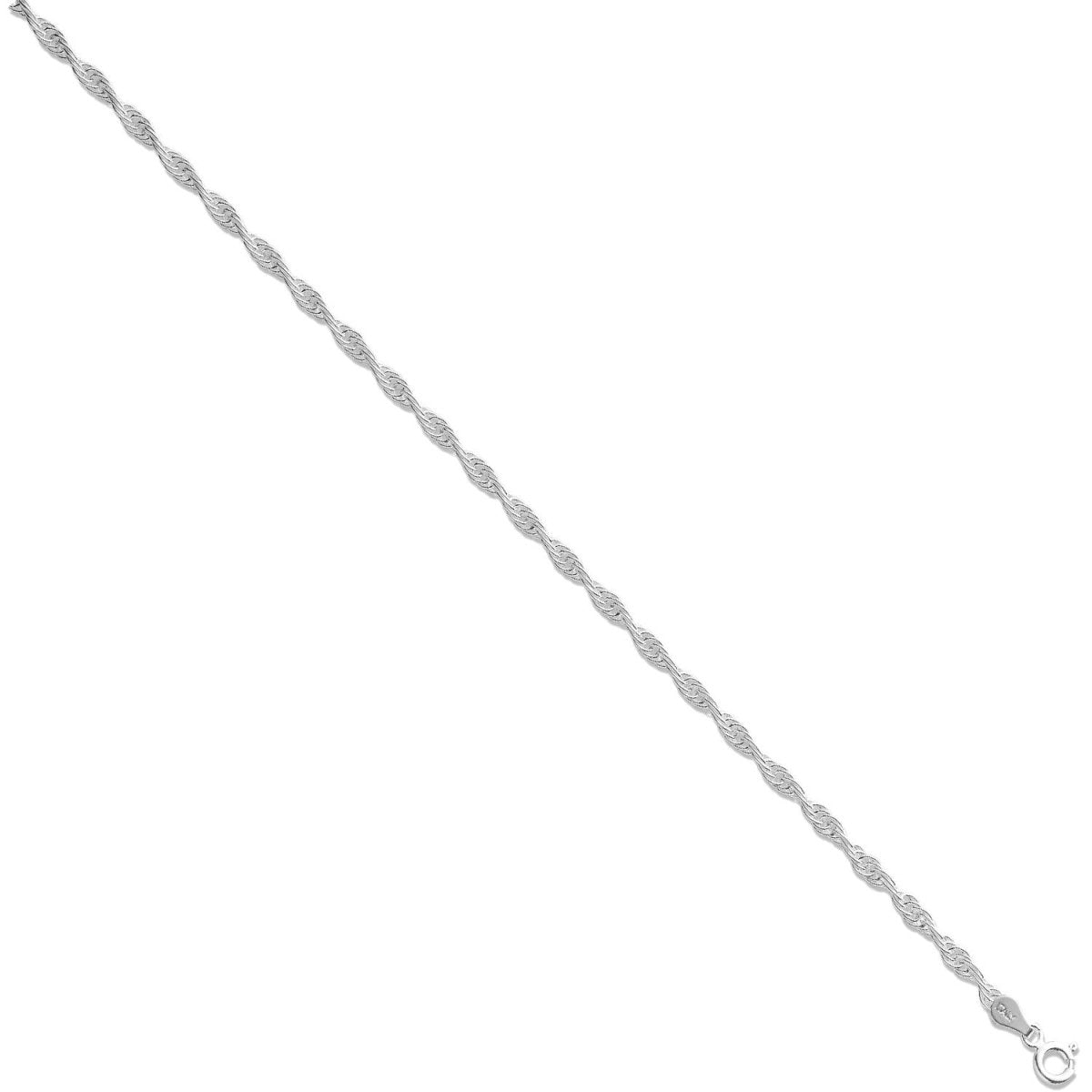 Sterling Silver 3mm Prince of Wales Luxury Chain - Samuel Perry