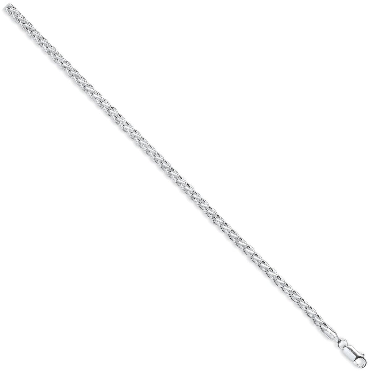 Sterling Silver 4.2mm Hollow Spiga Sleek Chain - Samuel Perry