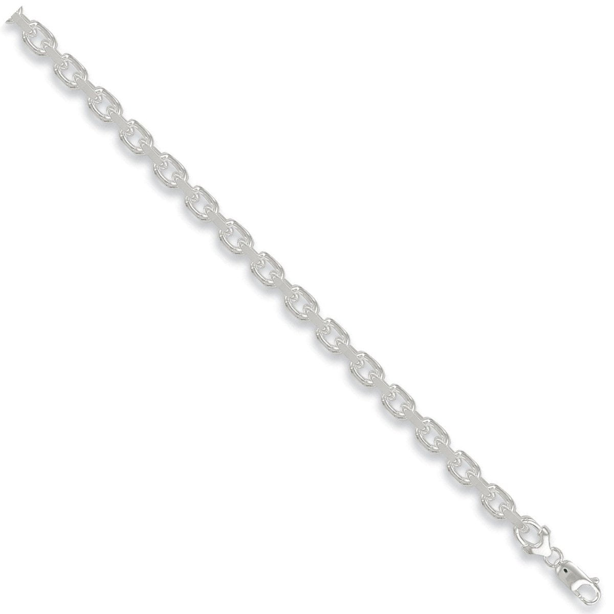 Sterling Silver 5.5mm Luxury Diamond Cut Belcher Chain - Samuel Perry
