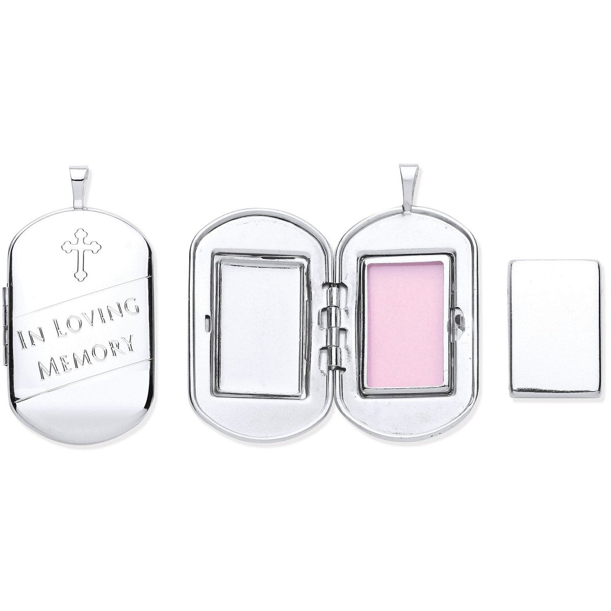 Sterling Silver Cremation Dog Tag Locket – A Timeless Tribute - Samuel Perry