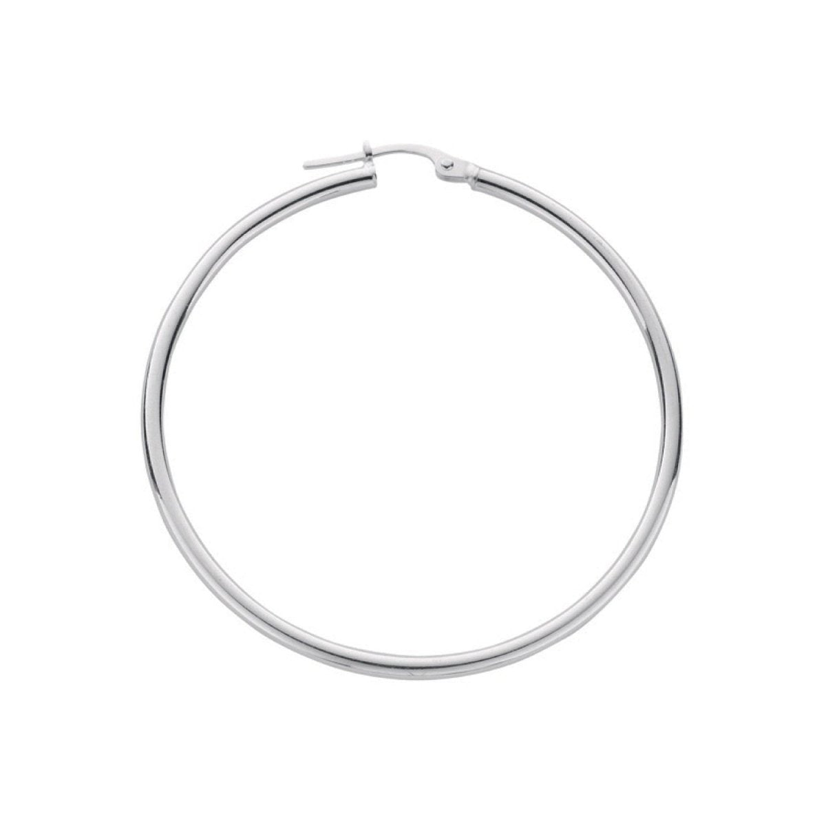 Sterling Silver Hoop Earrings - Samuel Perry