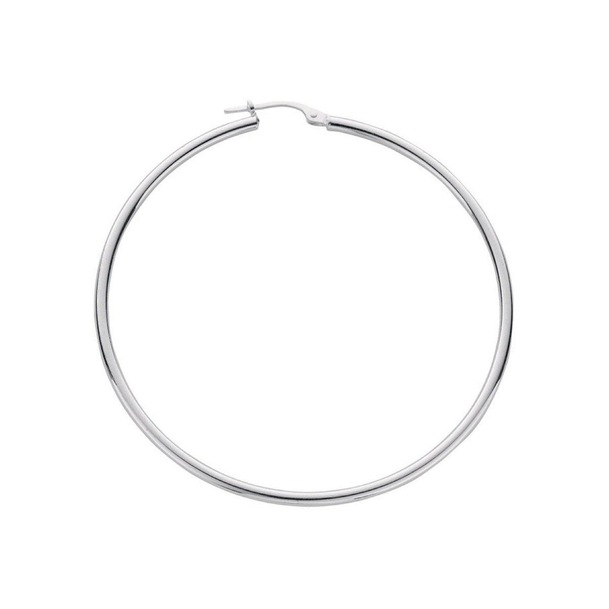 Sterling Silver Hoop Earrings - Samuel Perry