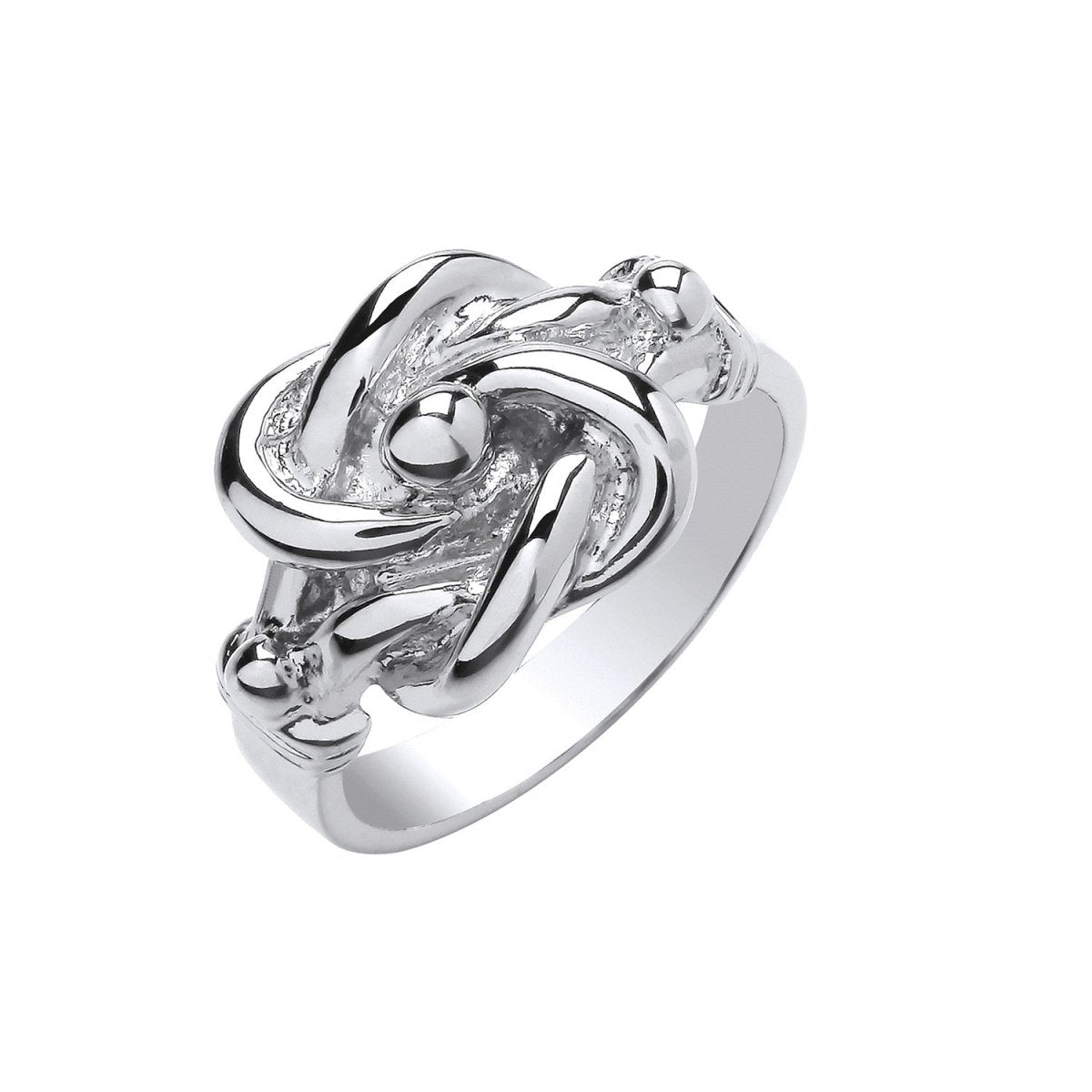 Sterling Silver Knot Ring - Samuel Perry