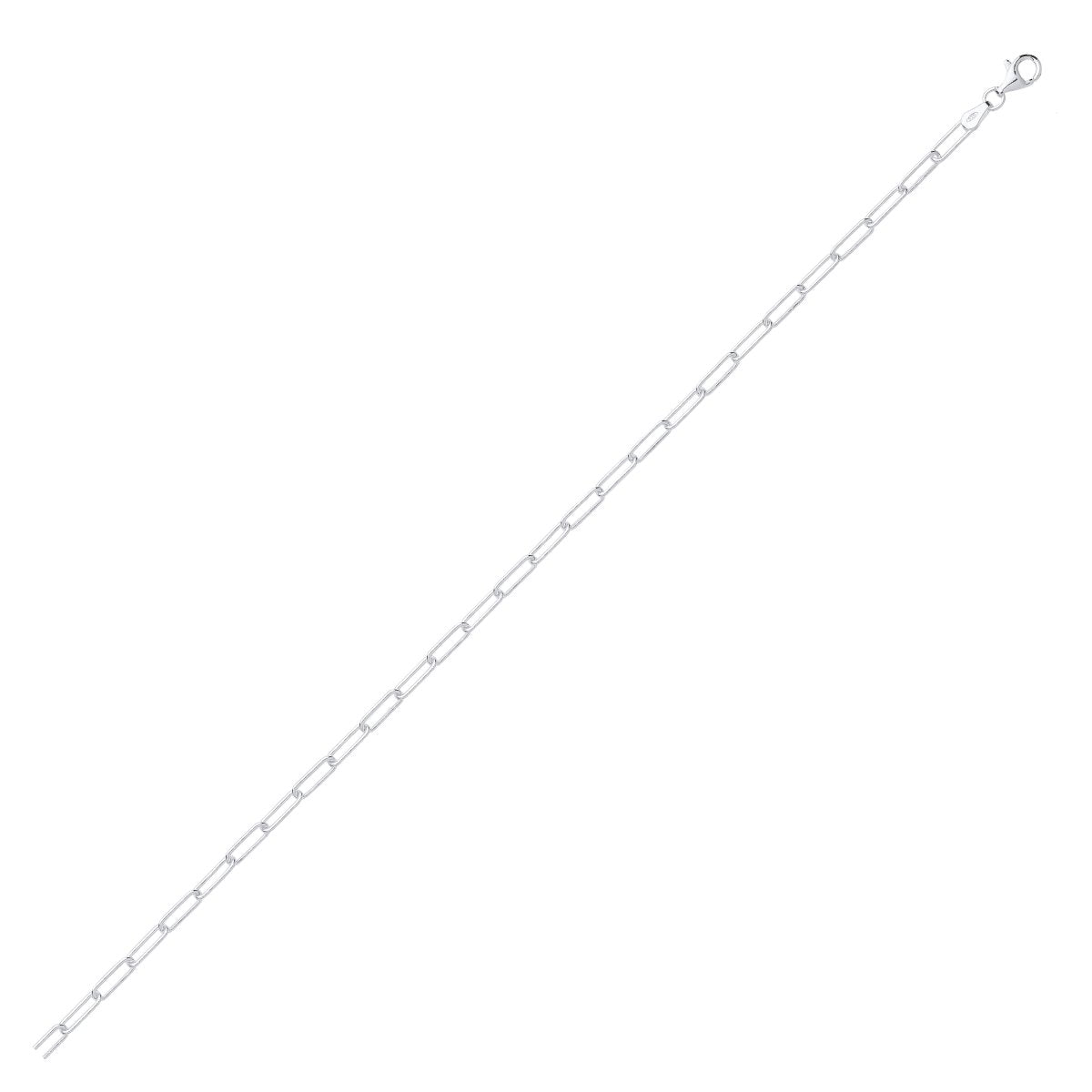 Sterling Silver Paper Clip Link Chain - Samuel Perry