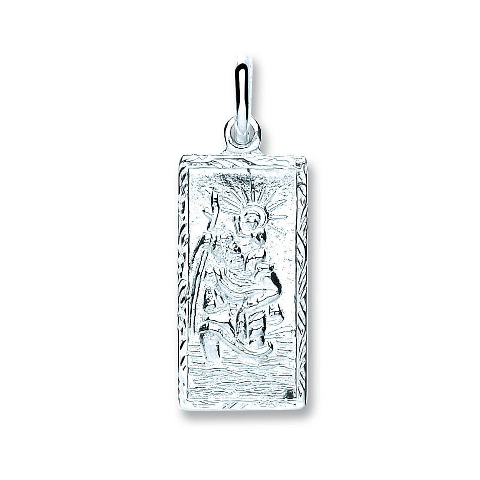 Sterling Silver St Christopher Pendant – Timeless Protection - Samuel Perry