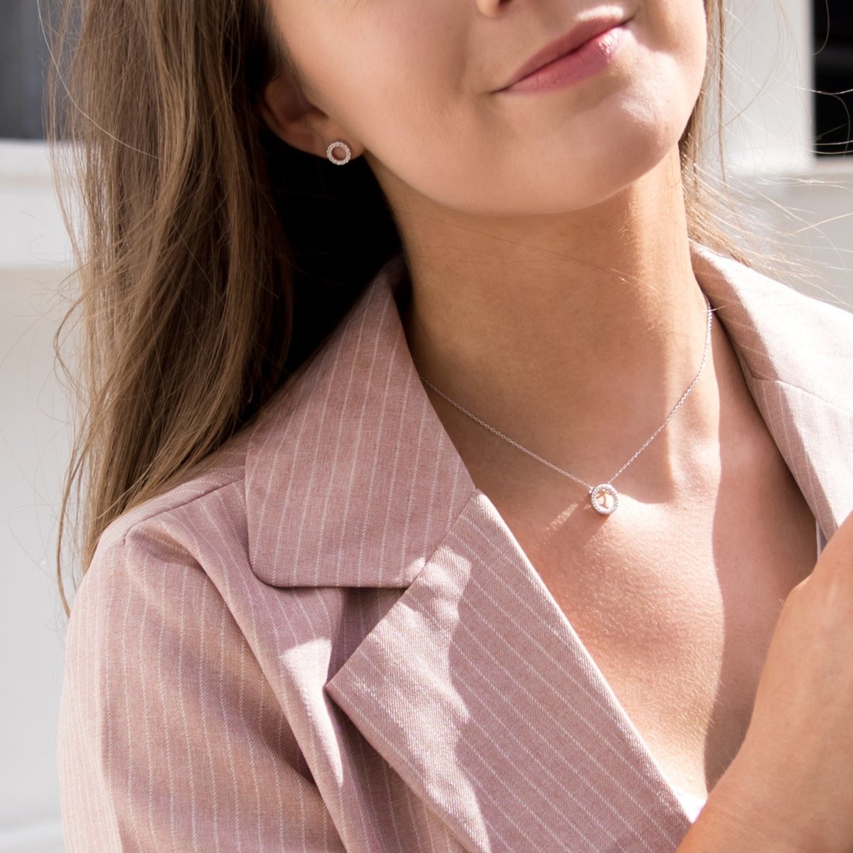 Striking Circle Earrings - Samuel Perry