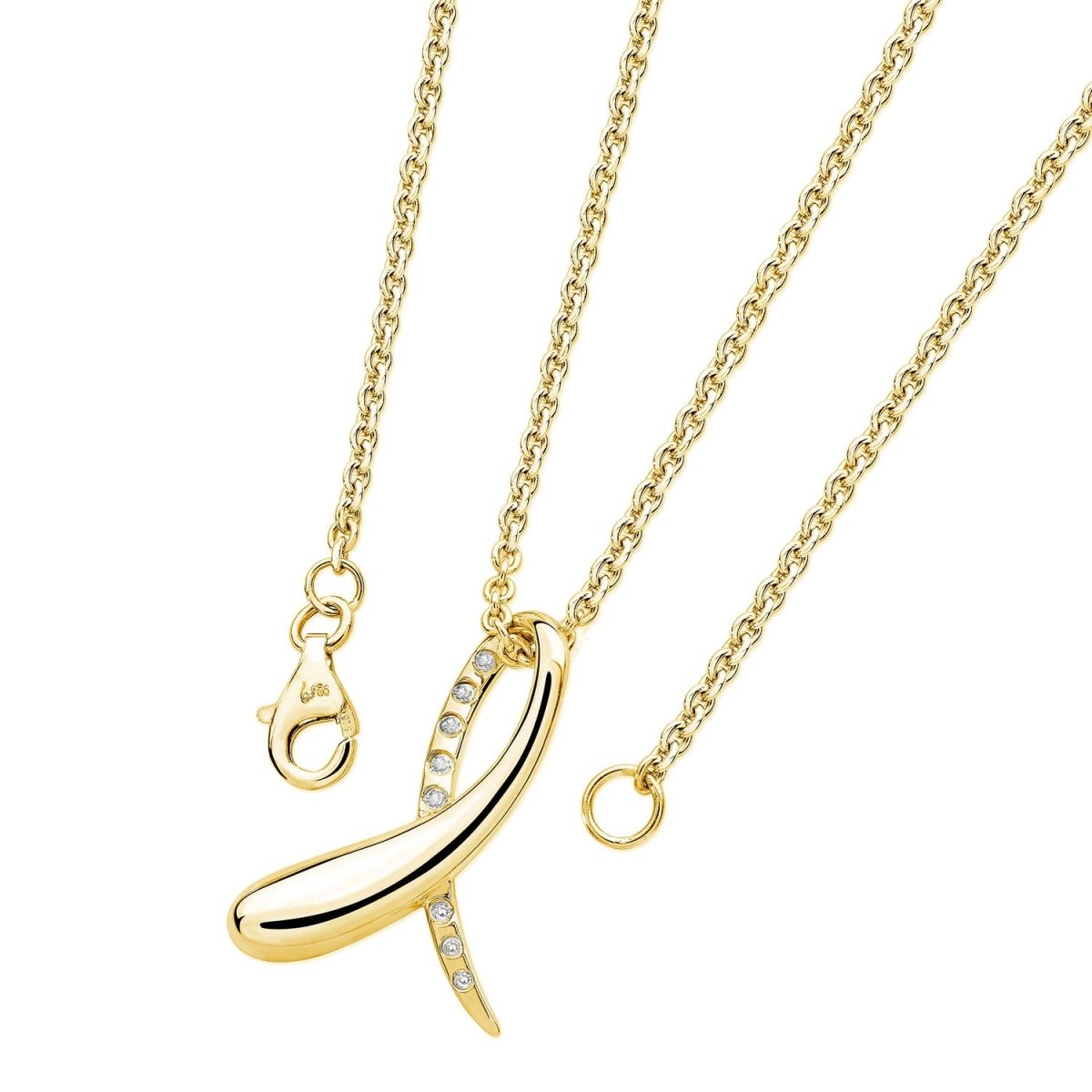 Sycamore Pendant in Gold Vermeil - Samuel Perry