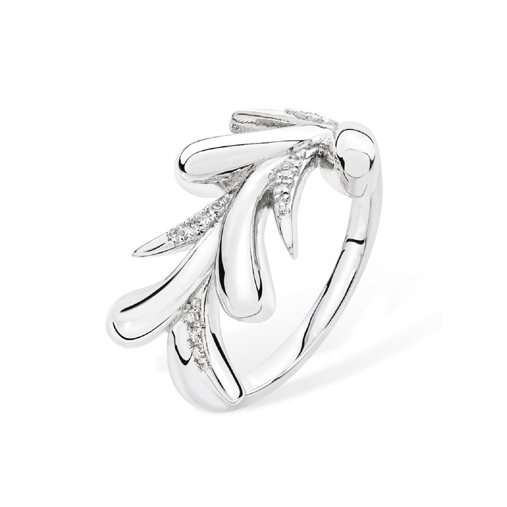 Sycamore Ring in Sterling Silver - Samuel Perry