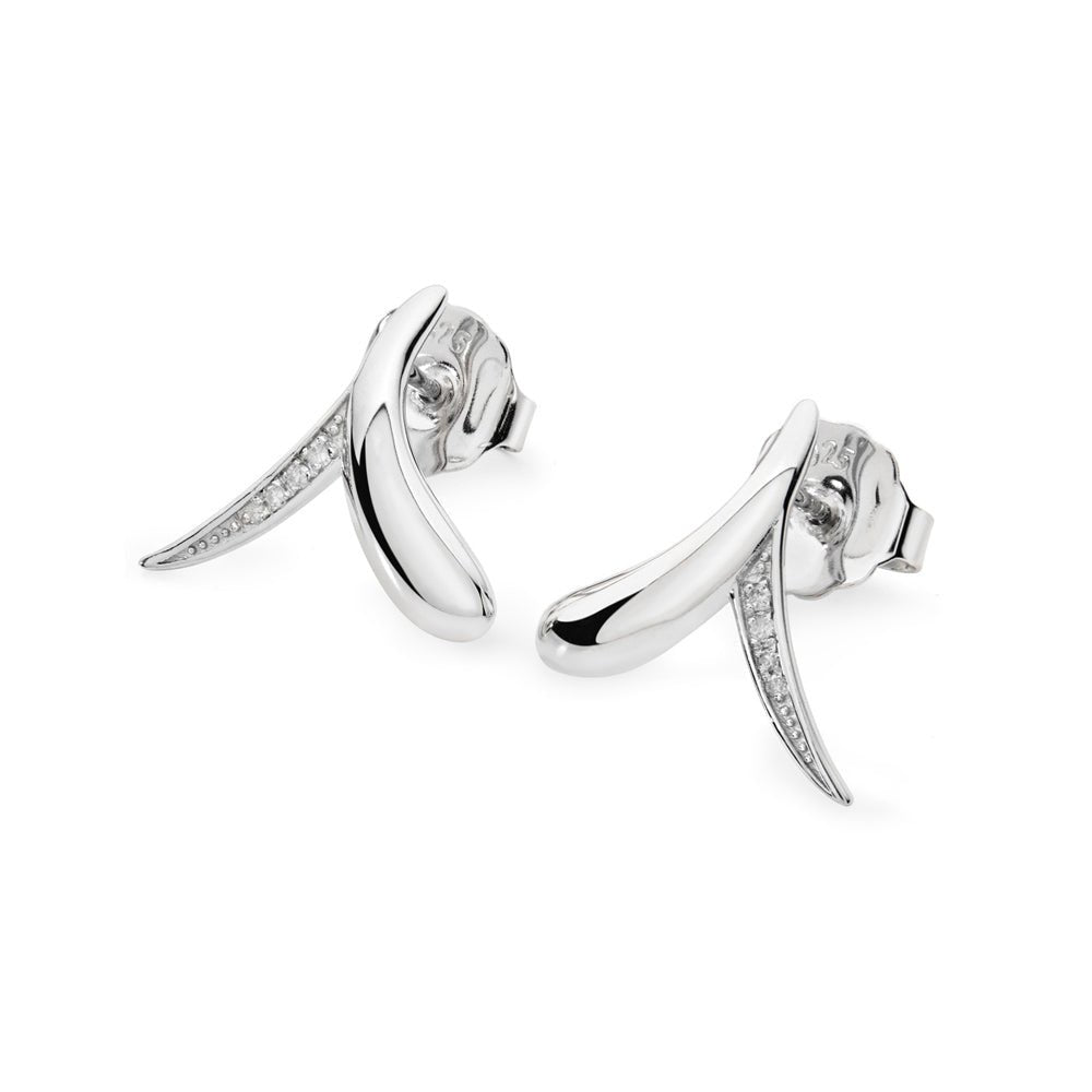 Sycamore Studs in Sterling Silver - Samuel Perry