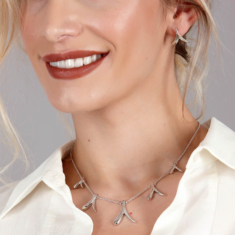 Sycamore Studs in Sterling Silver - Samuel Perry