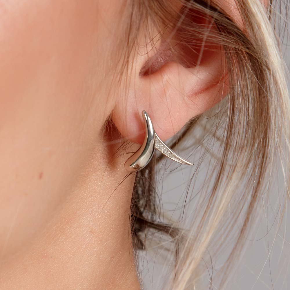 Sycamore Studs in Sterling Silver - Samuel Perry