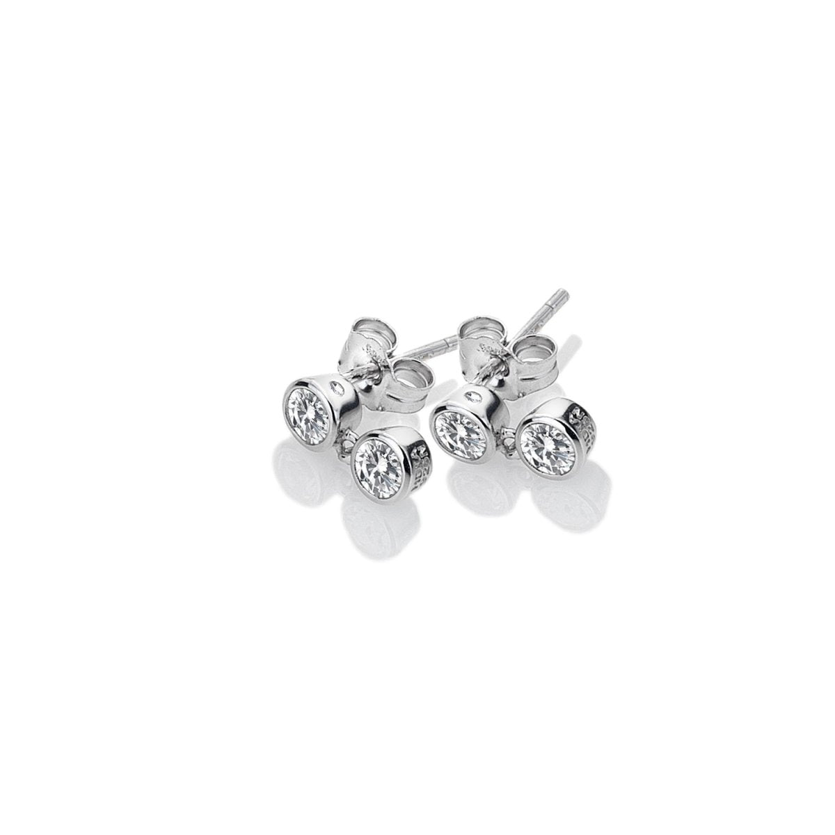 Tender White Topaz Earrings - Double Drop - Samuel Perry