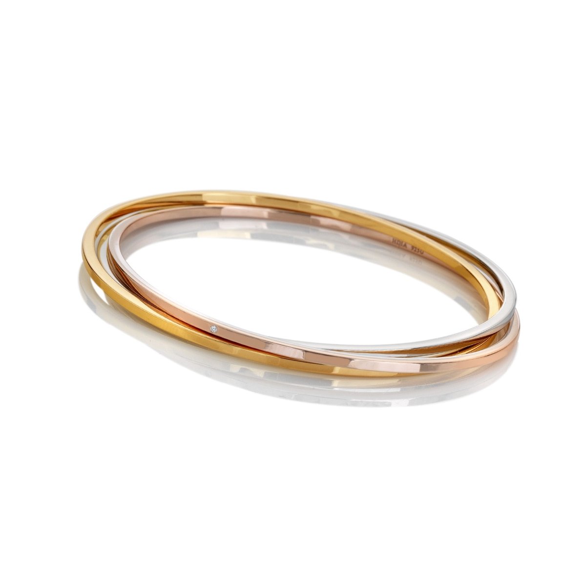 Trio Bangle - Tri - colour - Samuel Perry