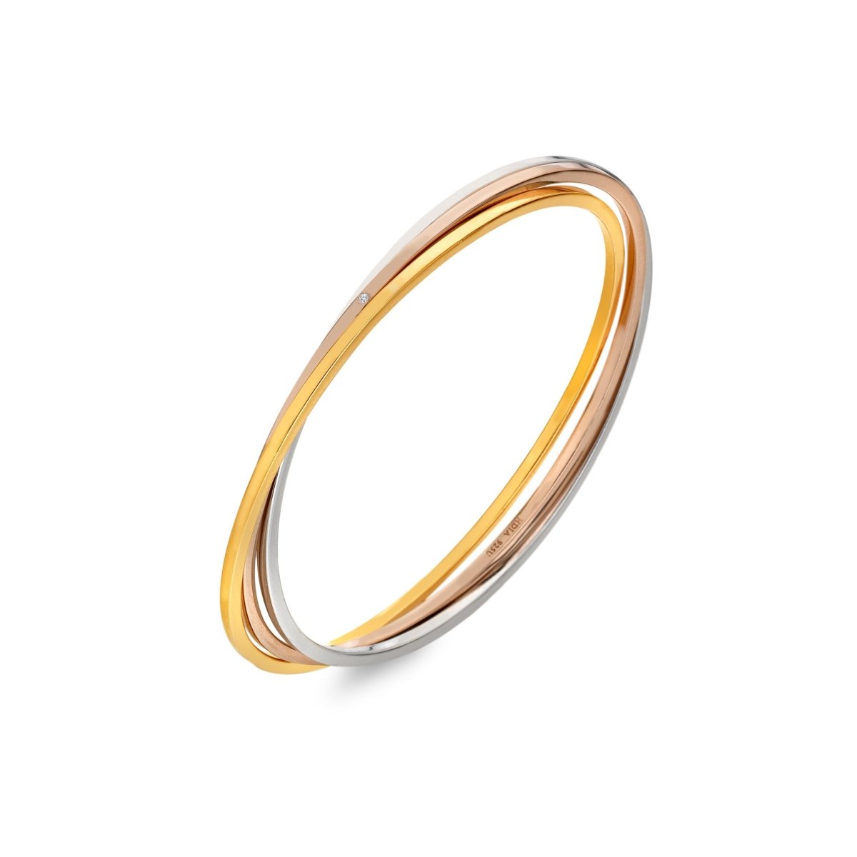Trio Bangle - Tri - colour - Samuel Perry