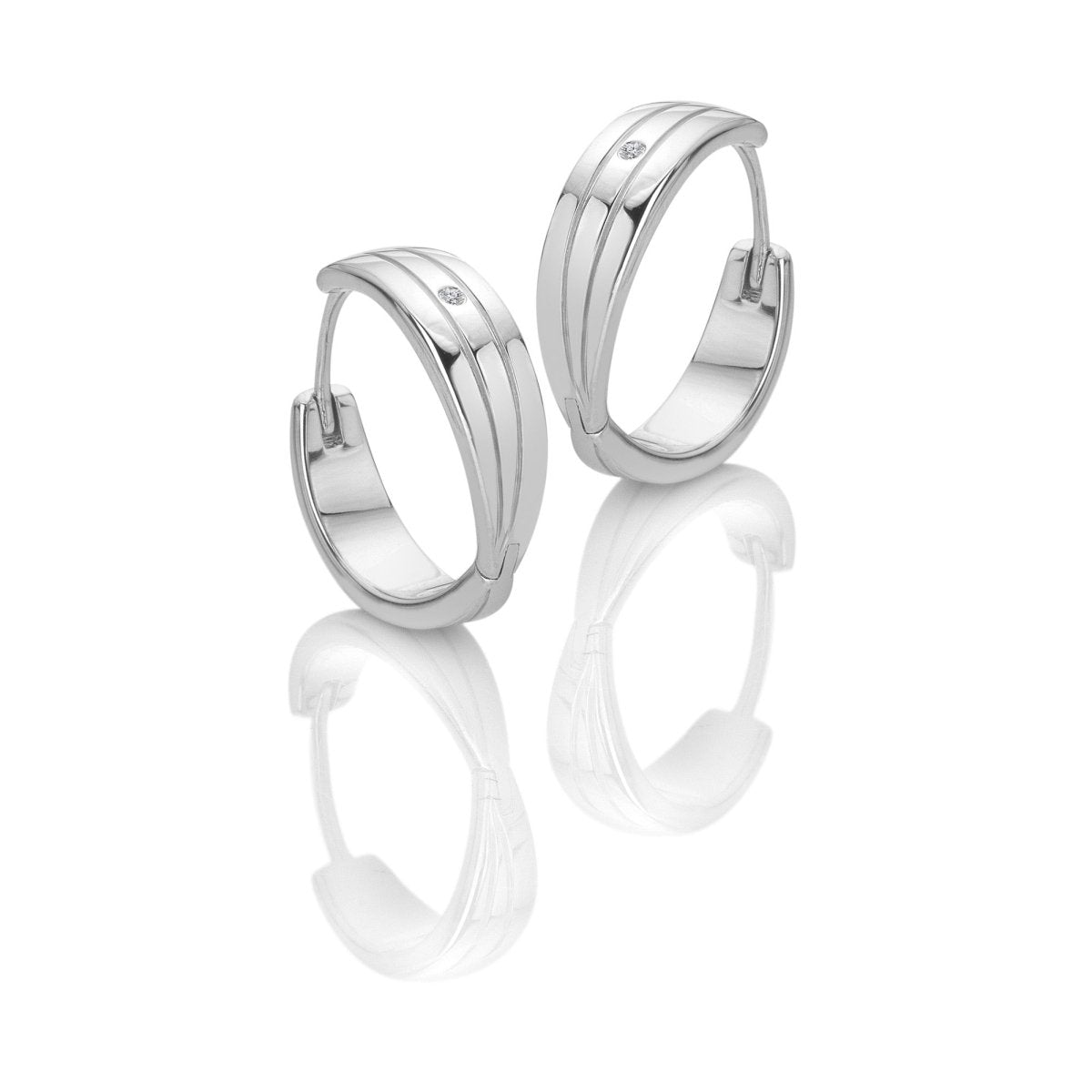 Trio Hoop Earrings - Samuel Perry