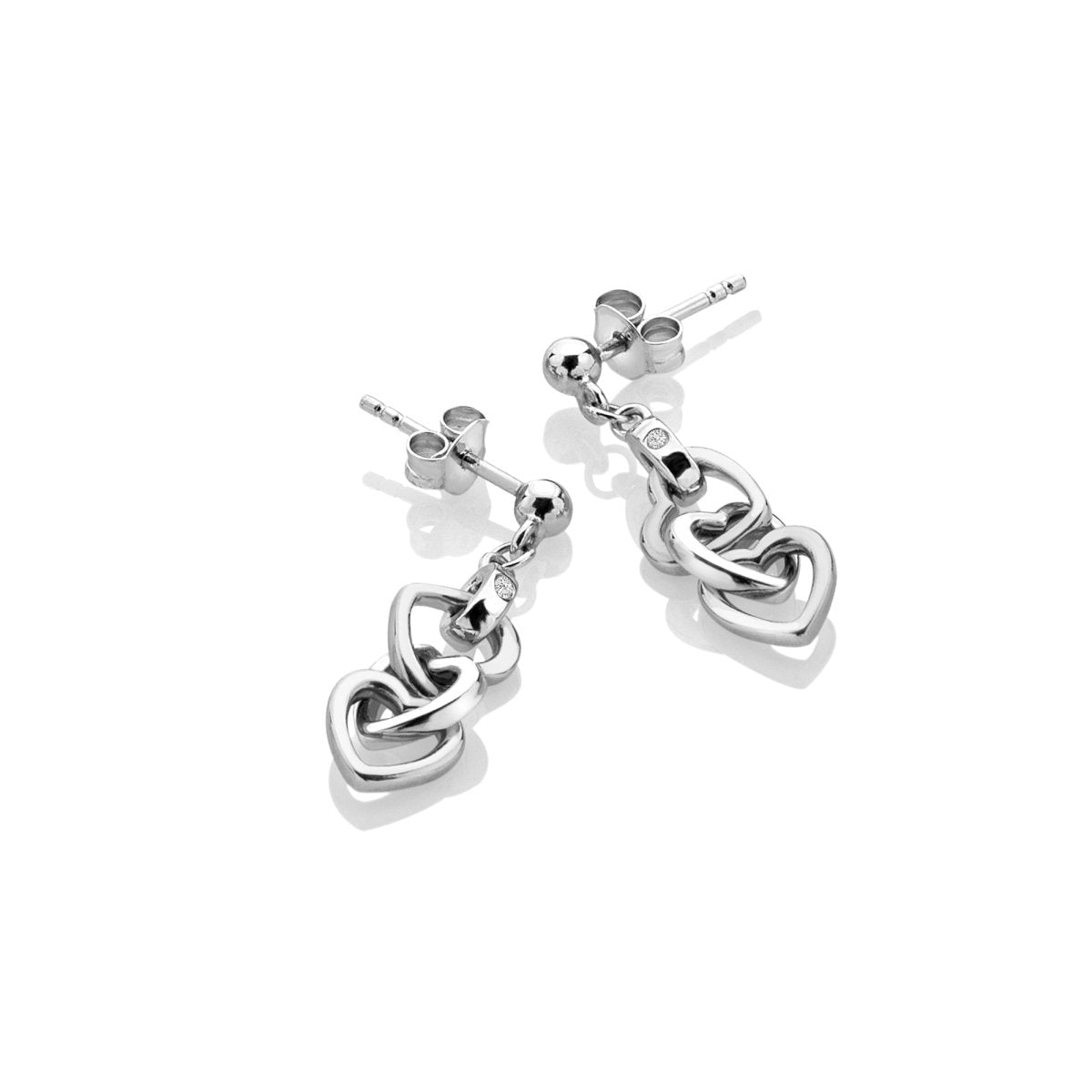 Trio Triple Heart Earrings - Samuel Perry