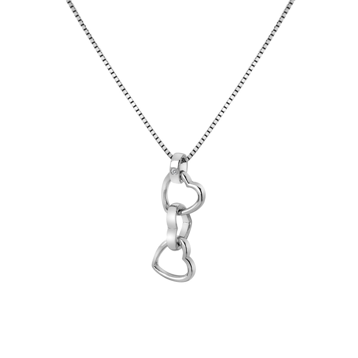 Trio Triple Heart Pendant - Samuel Perry