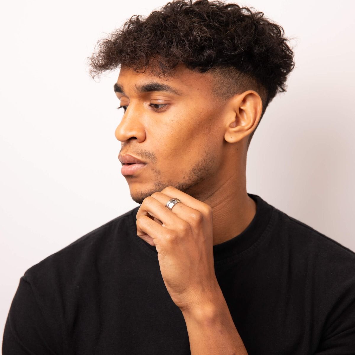 Two Tone Band Ring - Samuel Perry