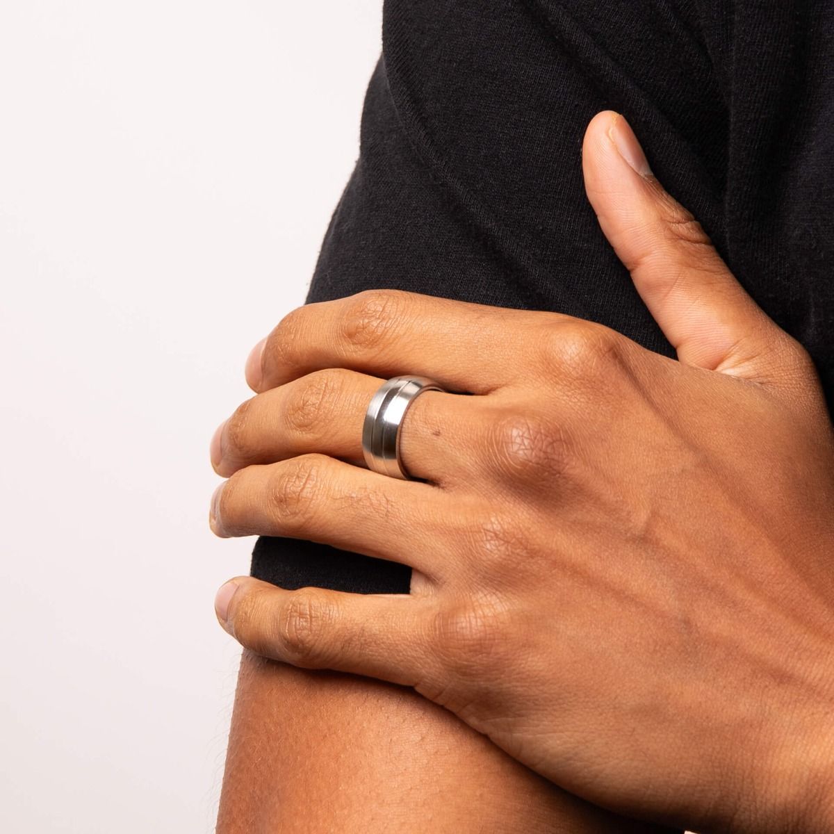 Two Tone Band Ring - Samuel Perry