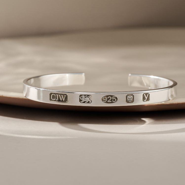 Unisex Hallmark Cuff Statement Bangle - Samuel Perry