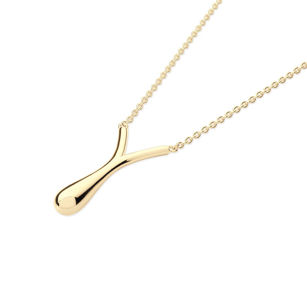V Drip Pendant in Gold Vermeil - Samuel Perry