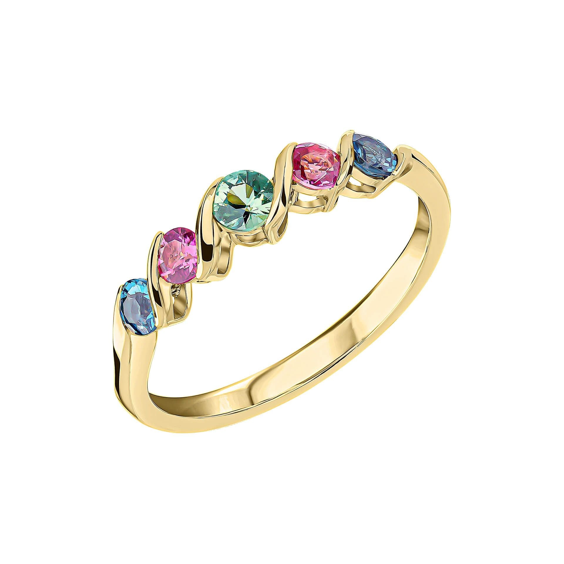 9ct Gold Multi-Stone Ring - Samuel Perry