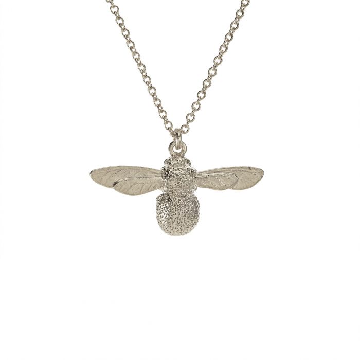 Alex Monroe Sterling Silver Baby Bee Necklace - Samuel Perry