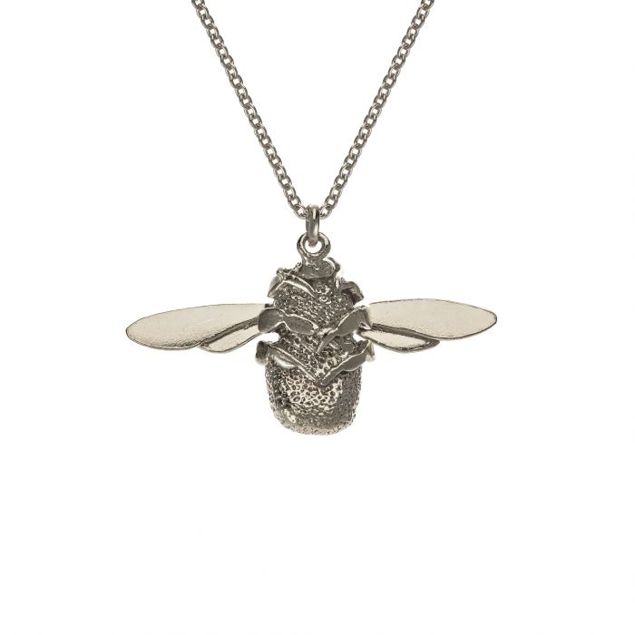 Alex Monroe Sterling Silver Bumblebee Necklace - Samuel Perry