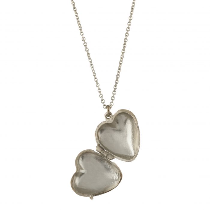 Alex Monroe Sterling Silver Victoriana Keepsake Heart Locket - Samuel Perry