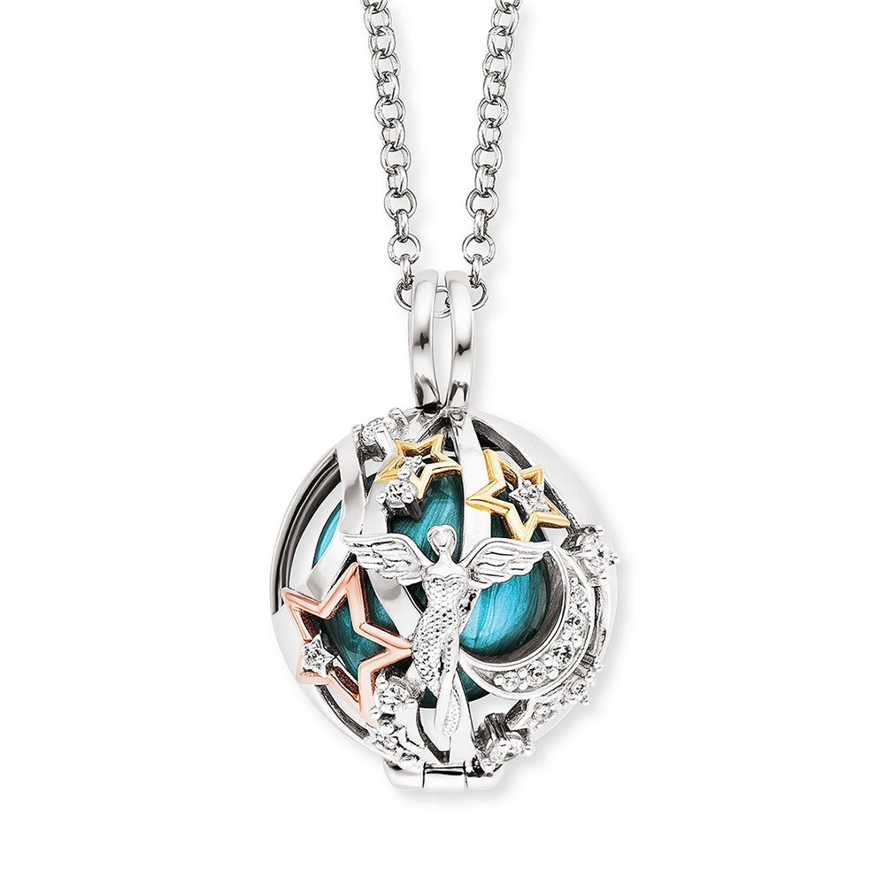 Angel Whisperer Sterling Silver GP Turquoise Soundball 18mm - Samuel Perry