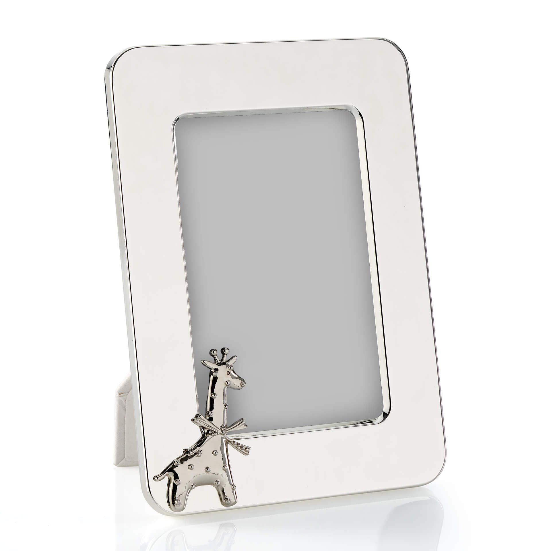 Silver Plated Giraffe Photo Frame - Samuel Perry